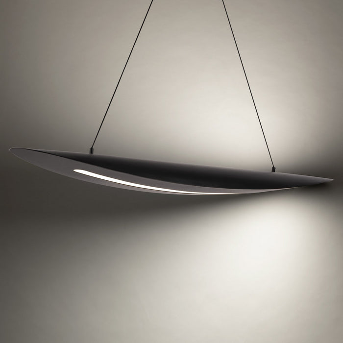 Modern Forms PD-44344-BK LED Linear Pendant, Black