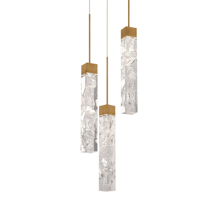 Modern Forms PD-78003R-AB LED Pendant, Aged Brass