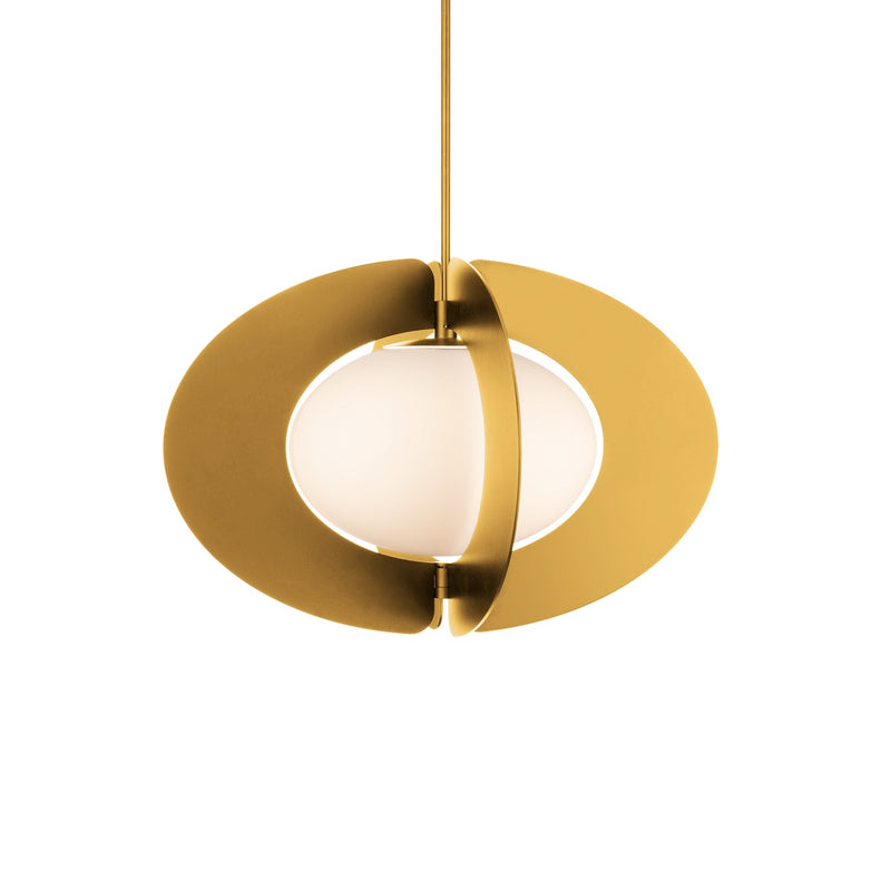 Modern Forms PD-94316-AB LED Pendant, Aged Brass