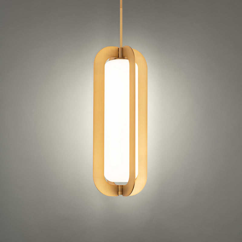 Modern Forms PD-94322-AB LED Pendant, Aged Brass