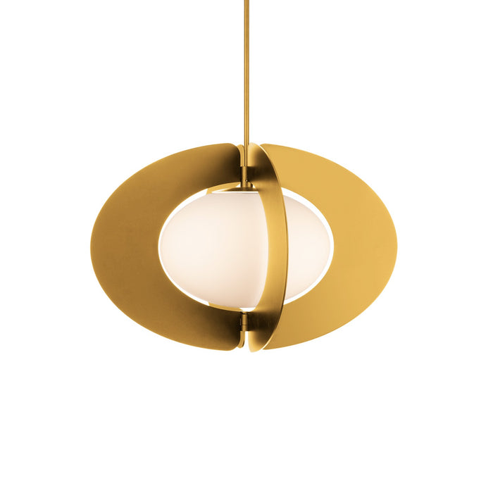 Modern Forms PD-94324-AB LED Pendant, Aged Brass