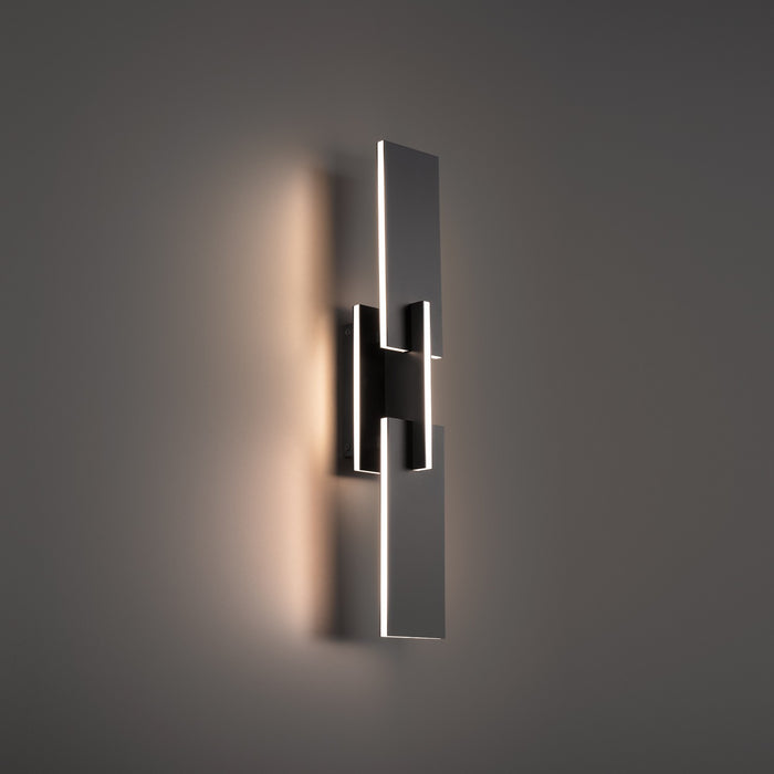 Modern Forms WS-79022-BK LED Wall Sconce, Black