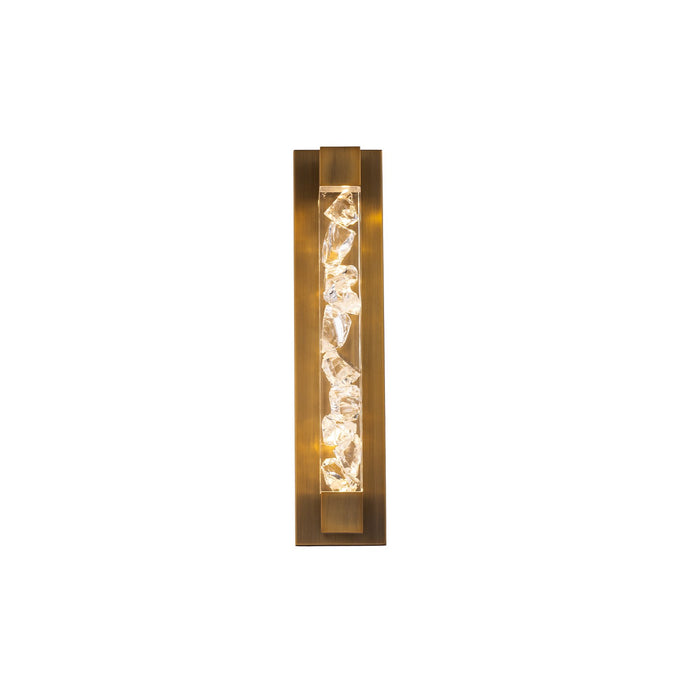 Modern Forms WS-84320-AB LED Vanity, Aged Brass