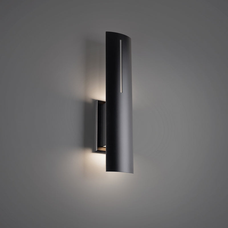Modern Forms WS-W22320-30-BK LED Outdoor Wall Sconce, Black