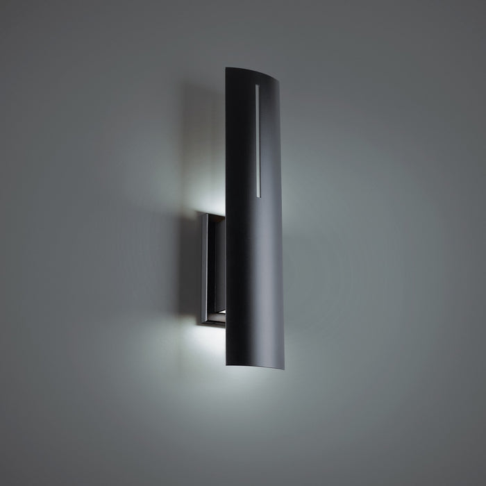 Modern Forms WS-W22320-40-BK LED Outdoor Wall Sconce, Black