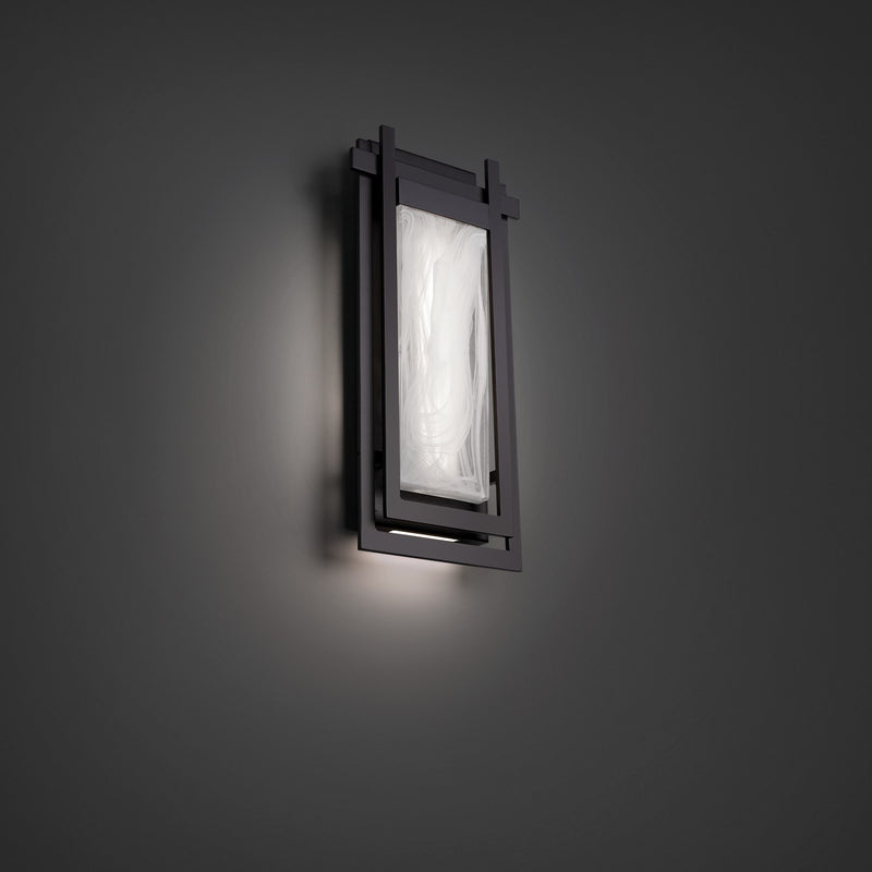 Modern Forms WS-W64316-BK LED Outdoor Wall Sconce, Black