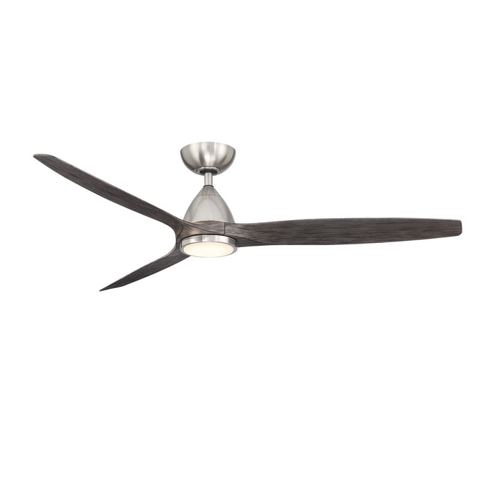 Modern Forms Fans FR-W2202-62L-BN/EB 62" Ceiling Fan, Brushed Nickel/Ebony