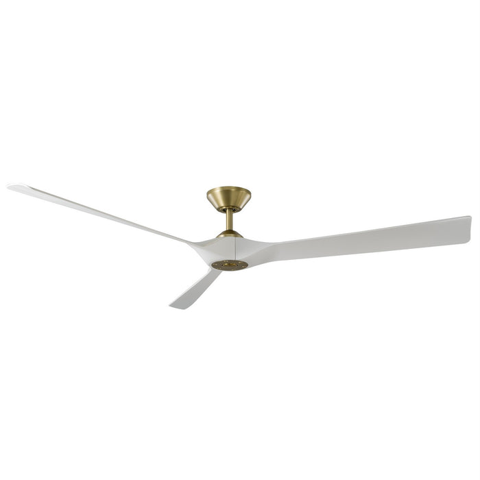 Modern Forms Fans FR-W2204-70-SB/MW 70" Ceiling Fan, Soft Brass/Matte White