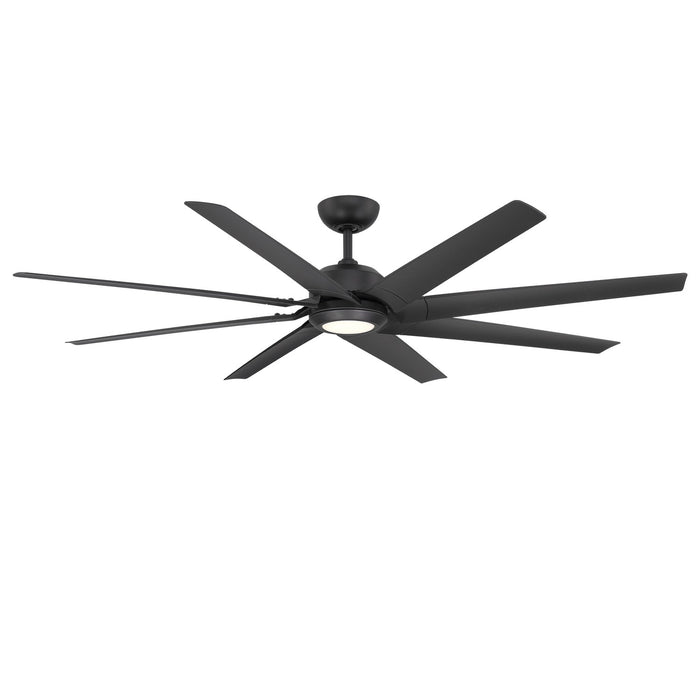Modern Forms Fans FR-W2301-70L-MB 70" Ceiling Fan, Matte Black