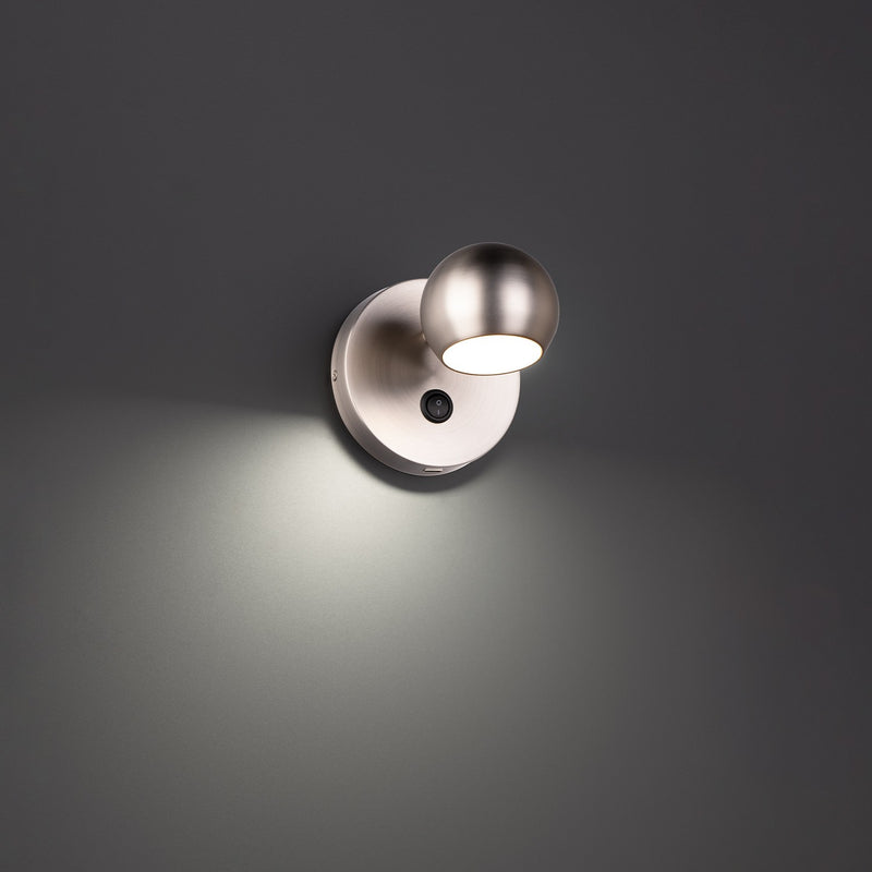 W.A.C. Lighting BL-67305-BN LED Bed Task Light, Brushed Nickel