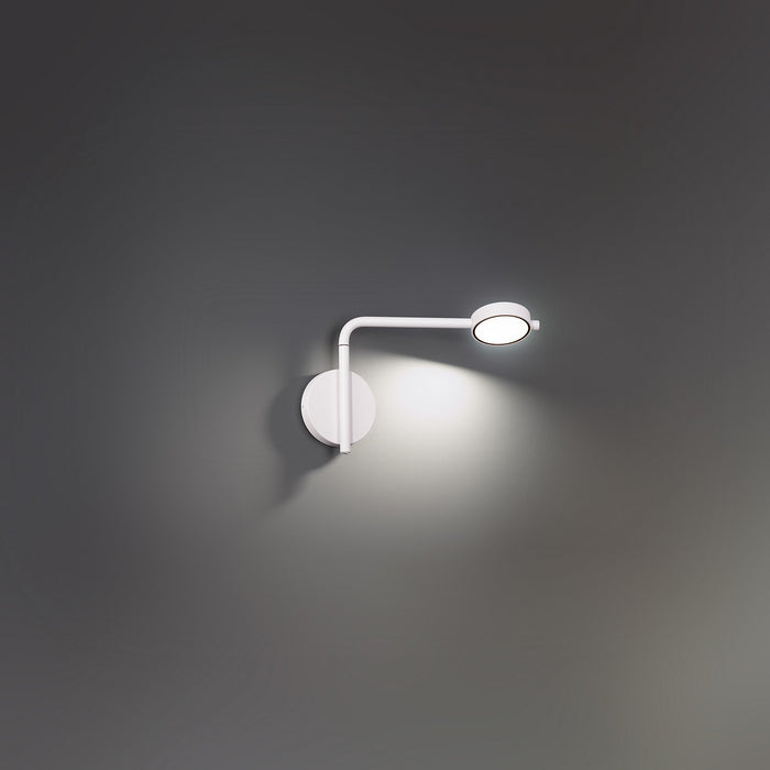 W.A.C. Lighting BL-73314-27-WT LED Swing Arm, White