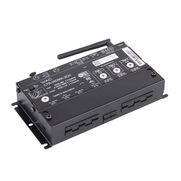 W.A.C. Lighting CTR-WDMX-3CH LED Controller, Black