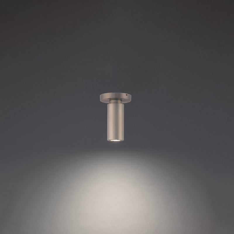 W.A.C. Lighting FM-W36607-AL LED Outdoor Flush Mount, Brushed Aluminum