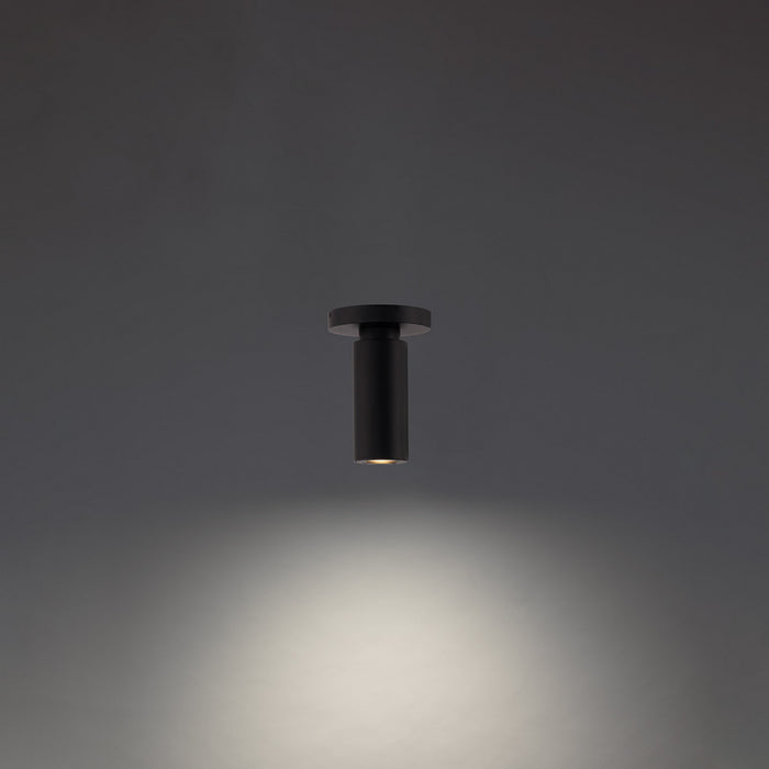 W.A.C. Lighting FM-W36607-BK LED Outdoor Flush Mount, Black