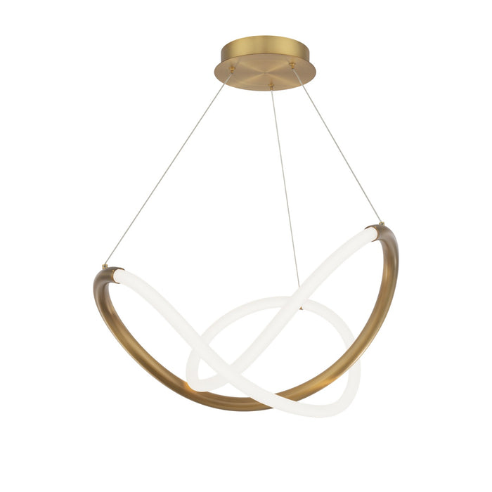 W.A.C. Lighting PD-19324-AB LED Pendant, Aged Brass