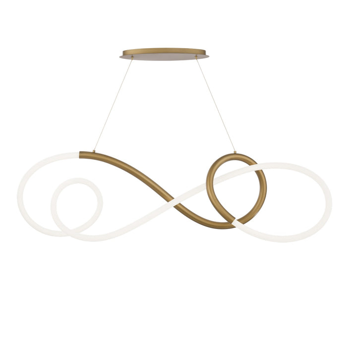 W.A.C. Lighting PD-19348-AB LED Pendant, Aged Brass