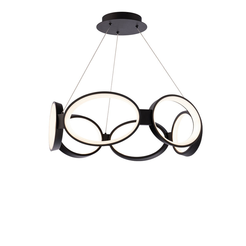 W.A.C. Lighting PD-21324-BK LED Pendant, Black