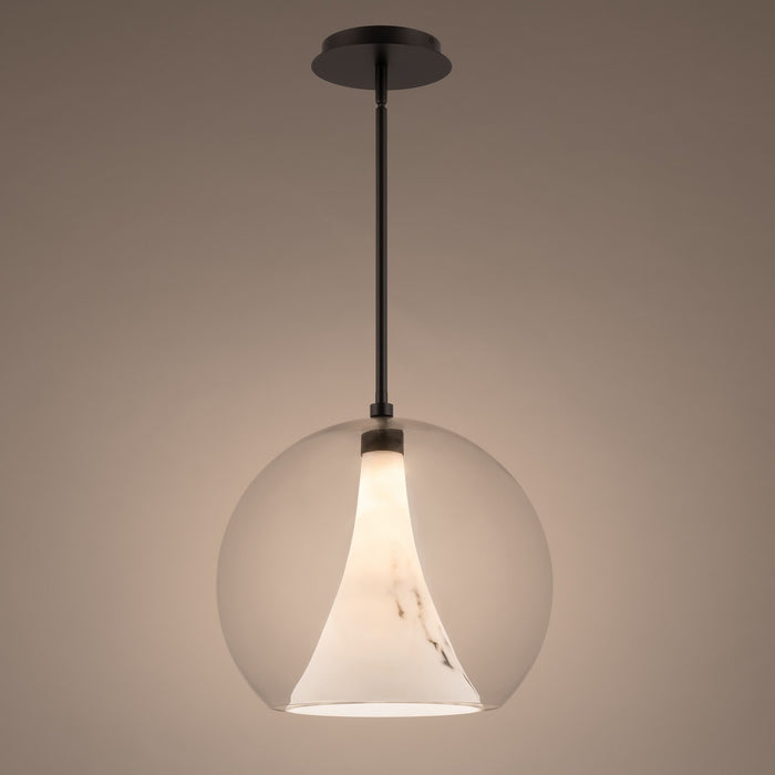 W.A.C. Lighting PD-25314-BK LED Pendant, Black