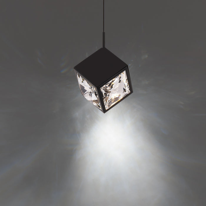 W.A.C. Lighting PD-29308-BK LED Mini Pendant, Black