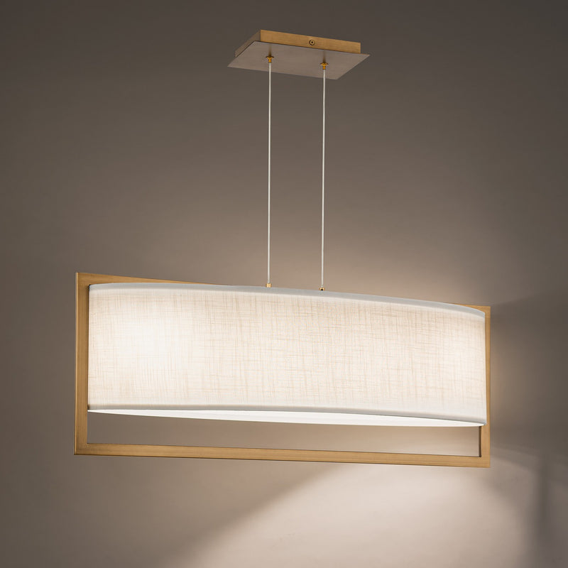 W.A.C. Lighting PD-33331-AB LED Pendant, Aged Brass