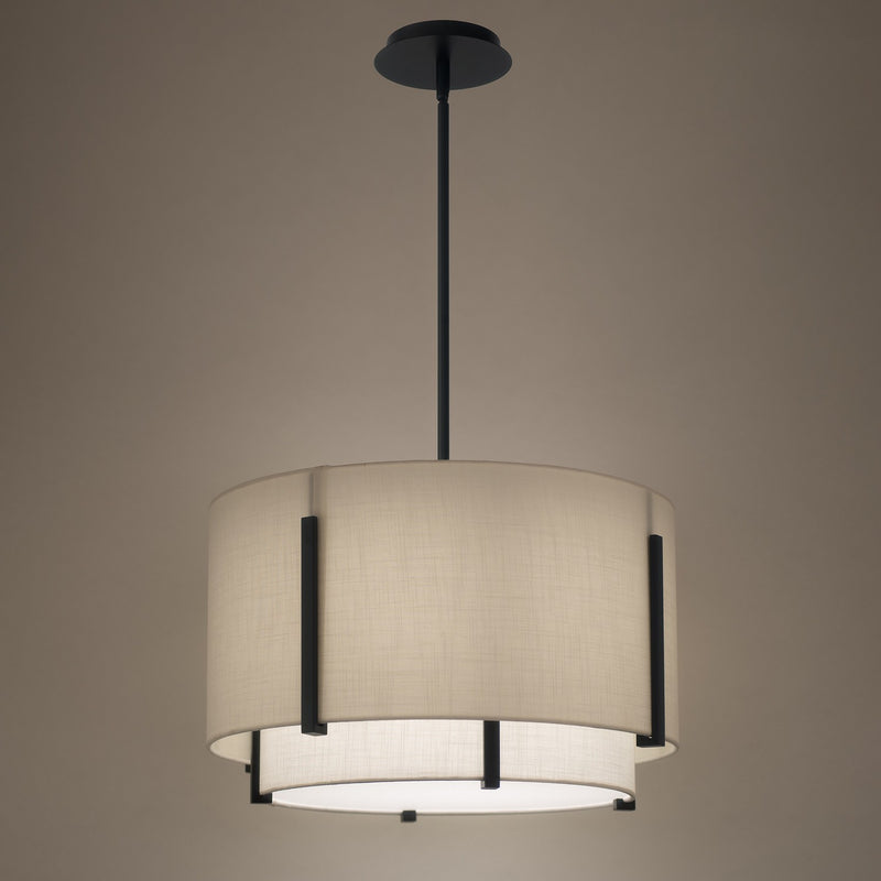 W.A.C. Lighting PD-35320-BK LED Pendant, Black