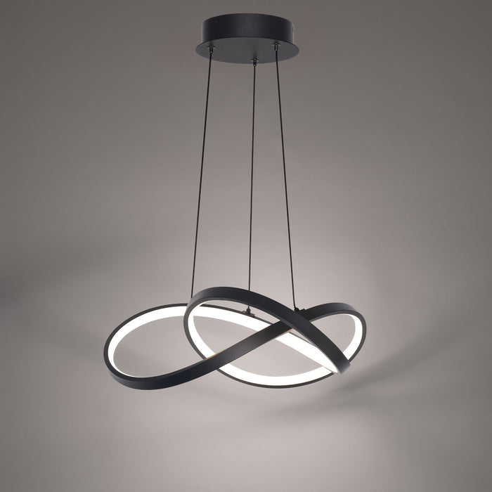 W.A.C. Lighting PD-87720-BK LED Chandelier, Black