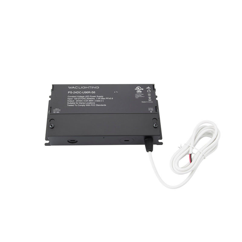 W.A.C. Lighting PS-24DC-U96R-S6 Remote Power Supply, Black