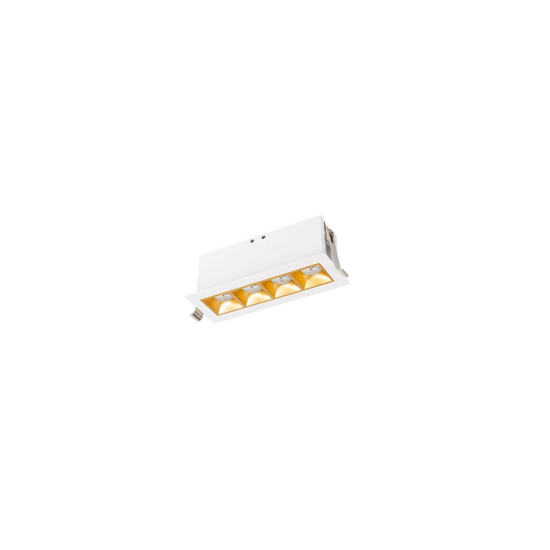 W.A.C. Lighting R1GDT04-F930-GLWT LED Downlight Trim, Gold/White