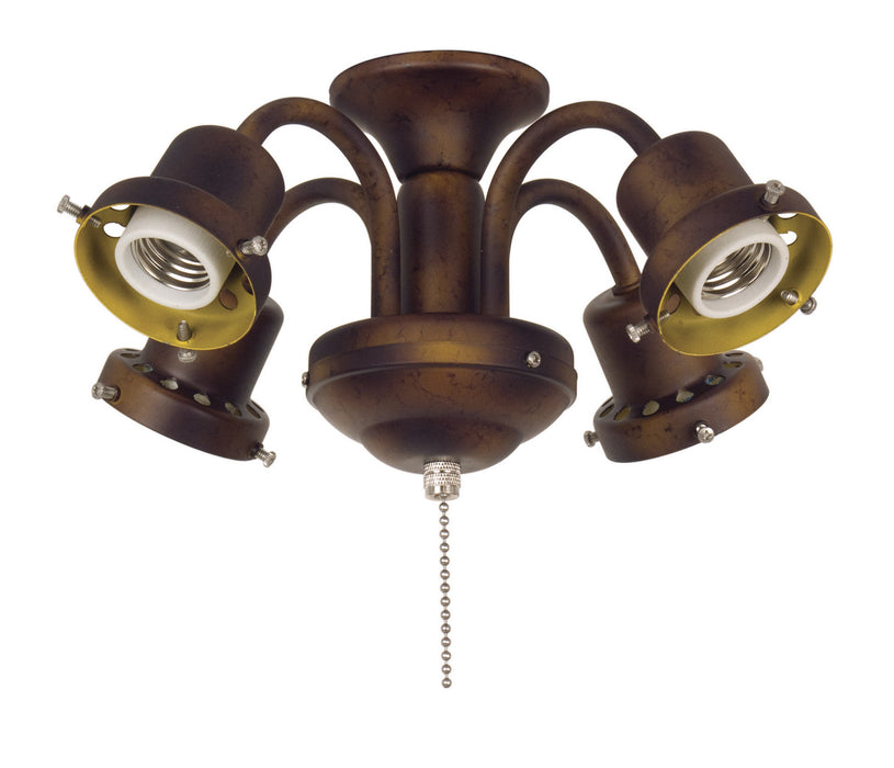 Fanimation F404BA Four Light Fitter, Bronze Accent