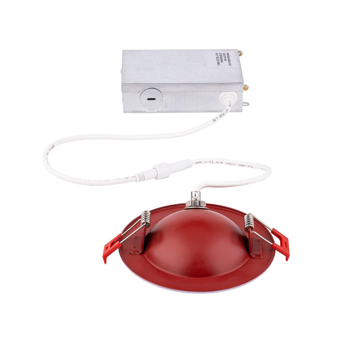 W.A.C. Lighting R4ERAR-W9CS-FWT LED Adjustable Trim, White (Fire Rated)