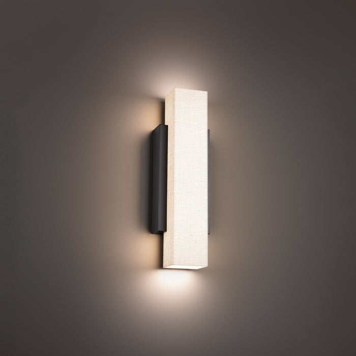 W.A.C. Lighting WS-55318-27-BK LED Wall Sconce, Black