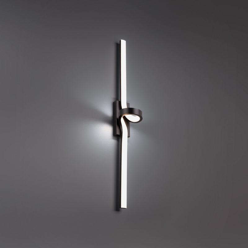 W.A.C. Lighting WS-61326-27-BK LED Bath, Black
