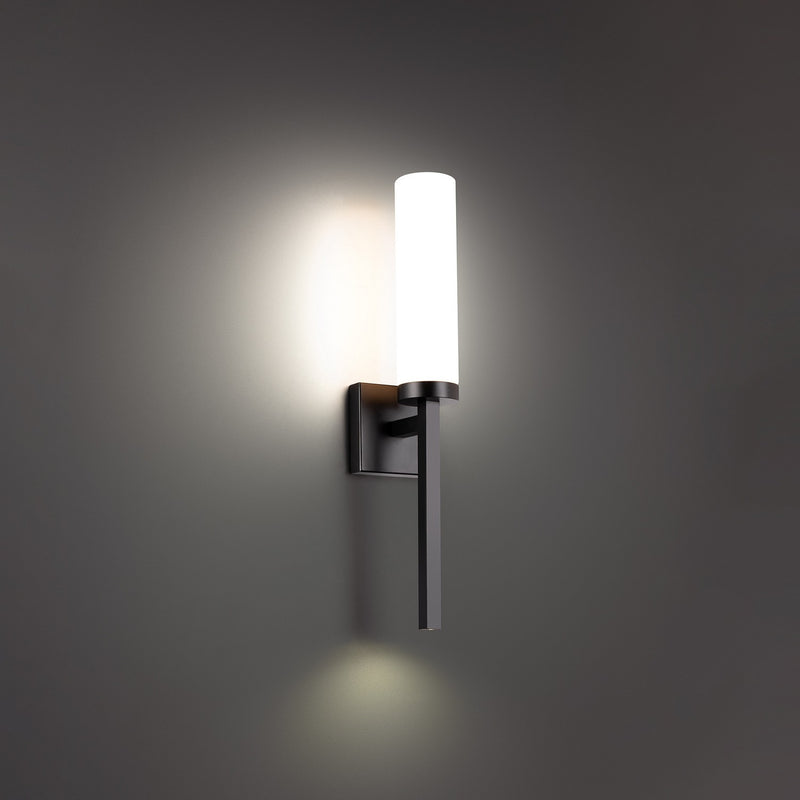 W.A.C. Lighting WS-63322-BK LED Wall Sconce, Black