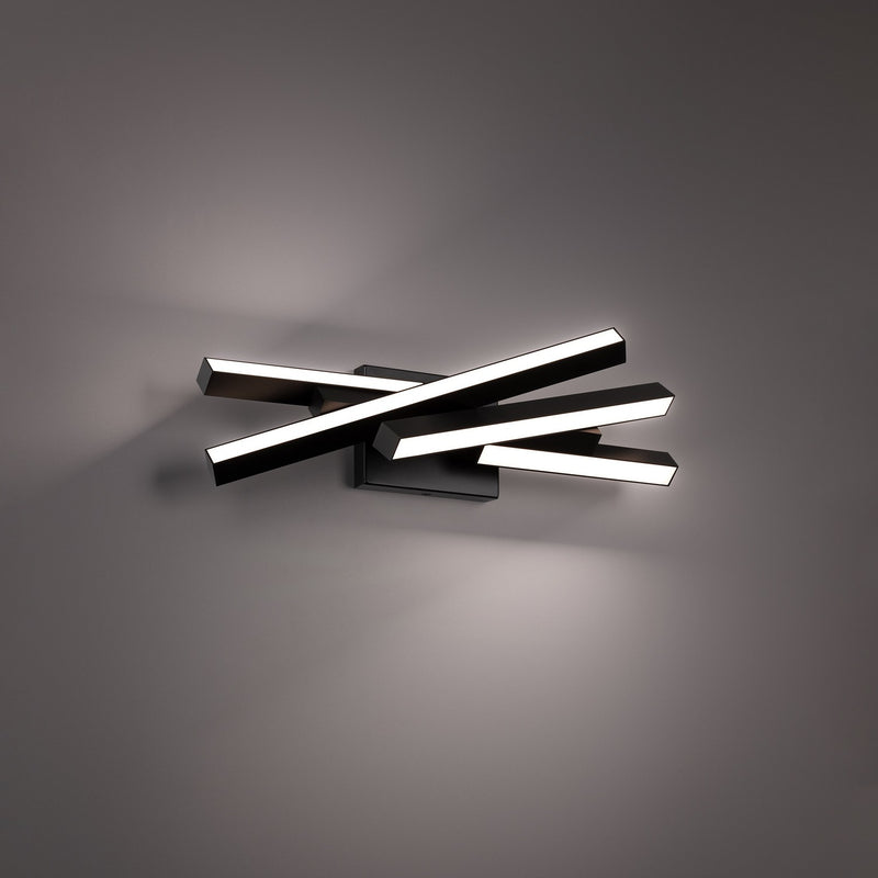 W.A.C. Lighting WS-73120-27-BK LED Bath, Black