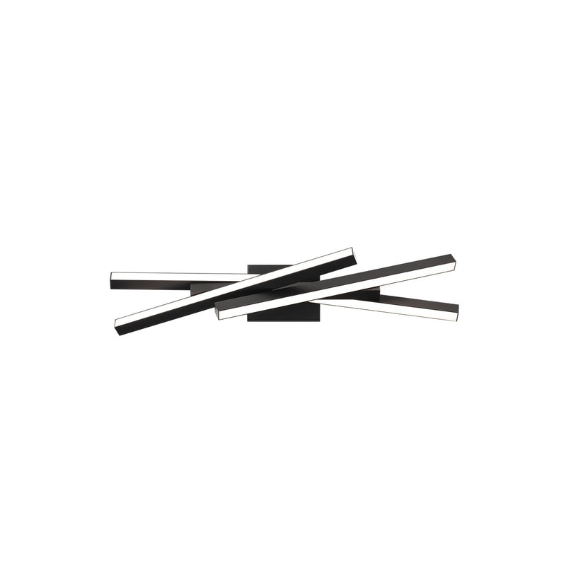 W.A.C. Lighting WS-73127-27-BK LED Bath, Black