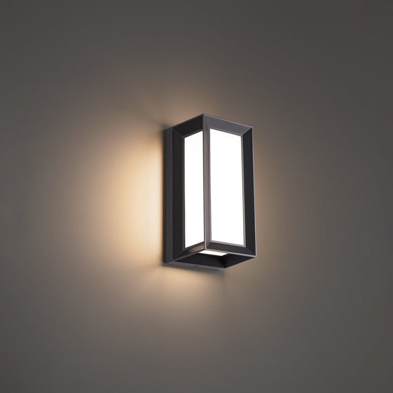 W.A.C. Lighting WS-W39310-BK LED Outdoor Wall Sconce, Black