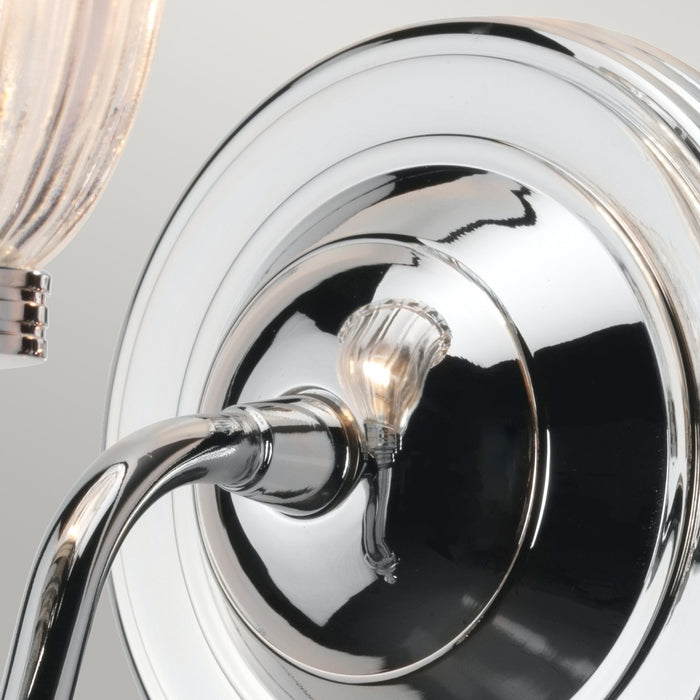 Lucas + McKearn BB-Carroll1-PC One Light Bath, Polished Nickel