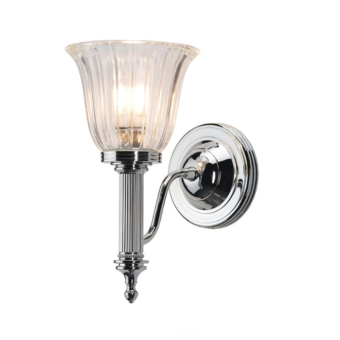 Lucas + McKearn BB-Carroll1-PC One Light Bath, Polished Nickel