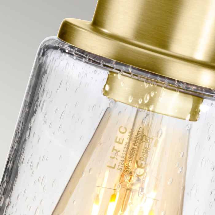 Lucas + McKearn BB-MORVAH-BB One Light Bath, Brushed Brass