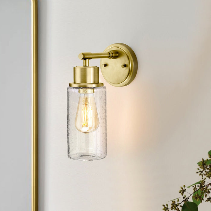 Lucas + McKearn BB-MORVAH-BB One Light Bath, Brushed Brass