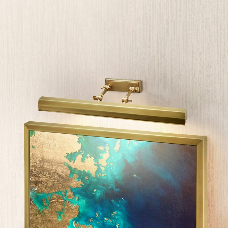 Lucas + McKearn CHAWTONPLL-AB Two Light Picture Light, Aged Brass
