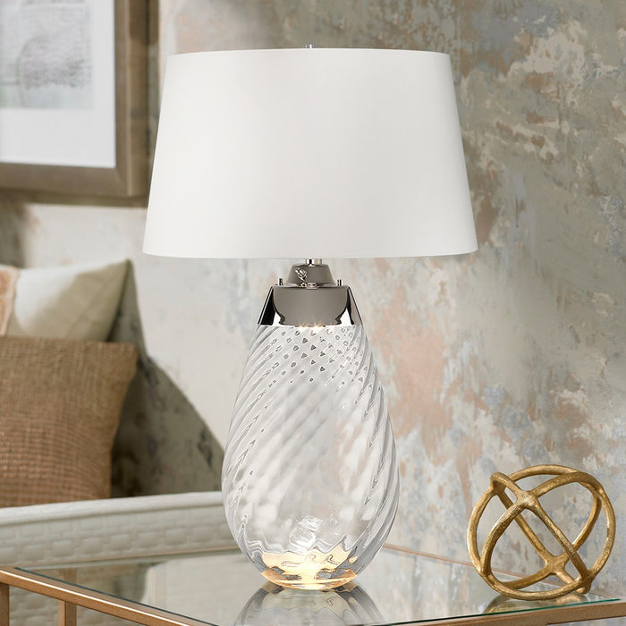 Lucas + McKearn TLG3026L-OWSS Two Light Table Lamp, Smoke