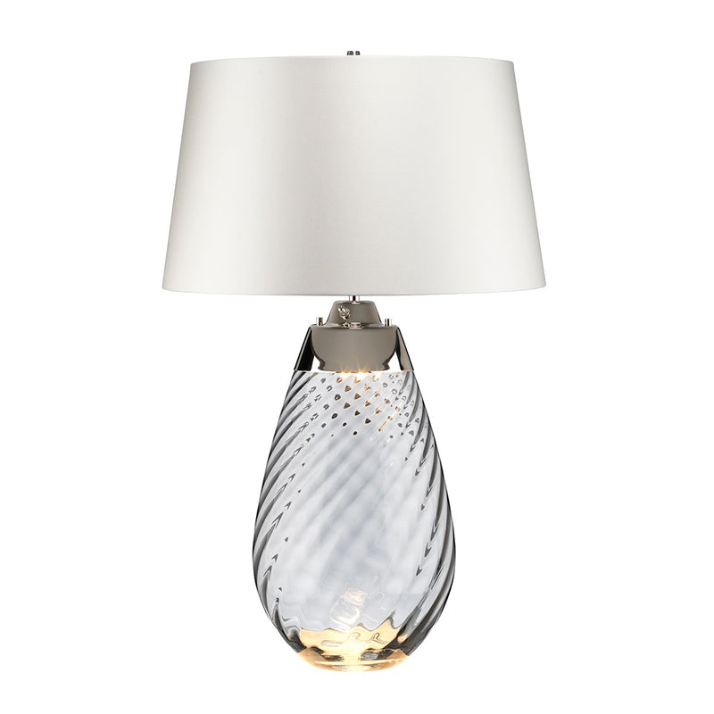 Lucas + McKearn TLG3026L-OWSS Two Light Table Lamp, Smoke