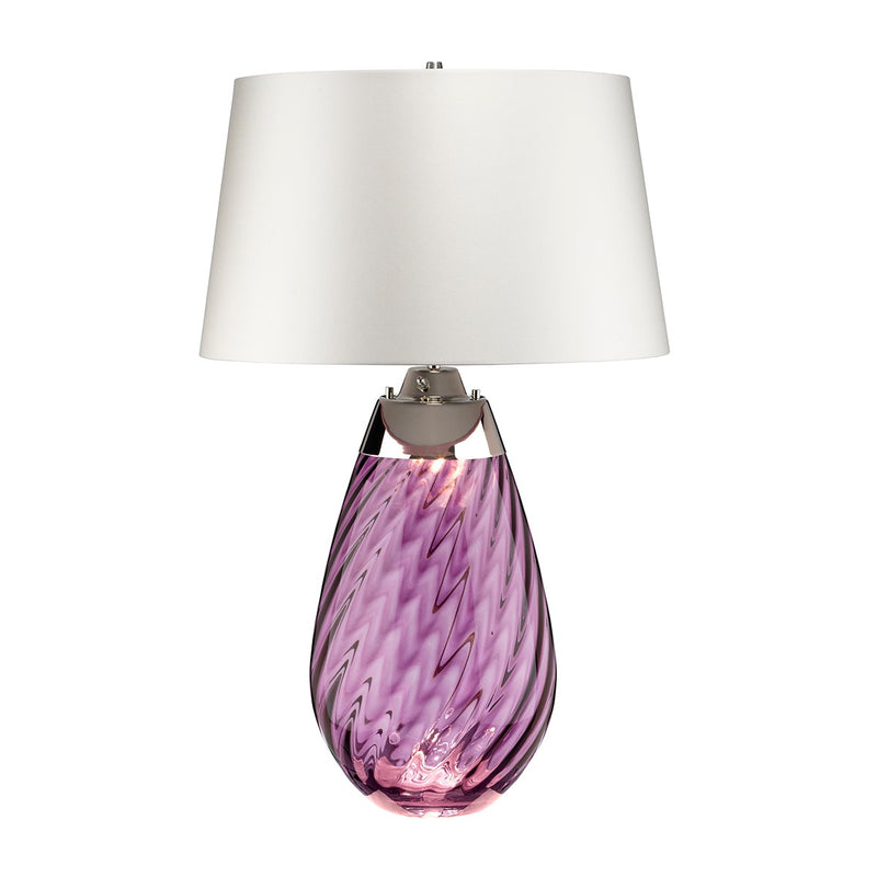Lucas + McKearn TLG3027L-OWSS Two Light Table Lamp, Plum