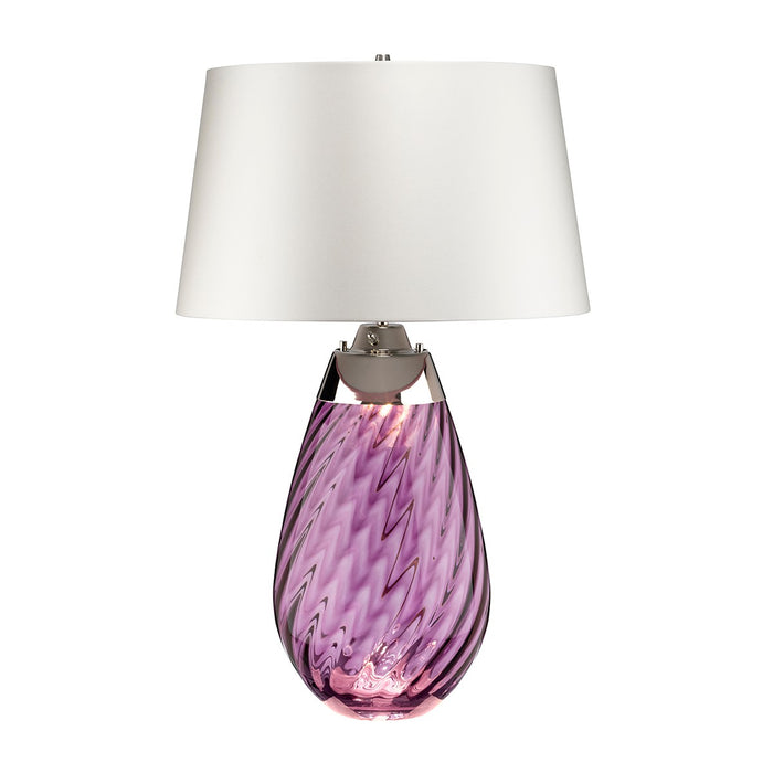 Lucas + McKearn TLG3027L-OWSS Two Light Table Lamp, Plum