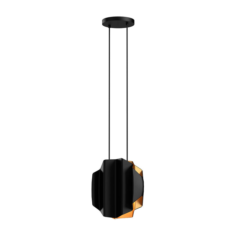 Kuzco Lighting PD58014-BK/GD Two Light Pendant, Black/Gold