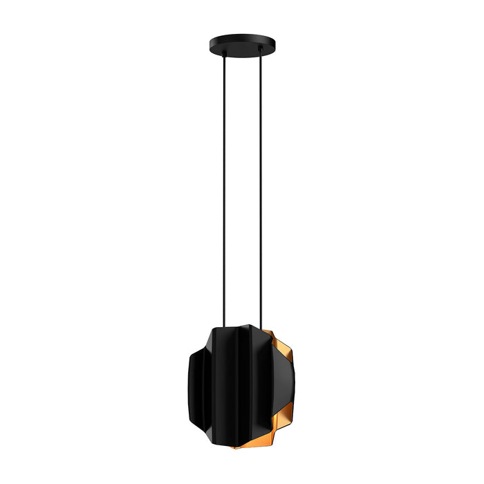 Kuzco Lighting PD58014-BK/GD Two Light Pendant, Black/Gold