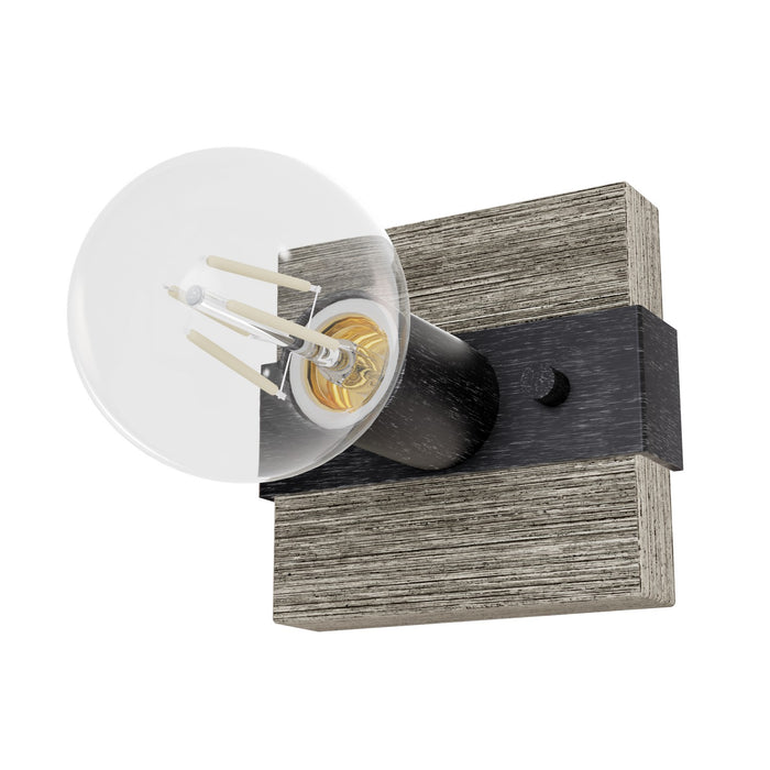 Hunter 13050 One Light Wall Sconce, Brushed Iron