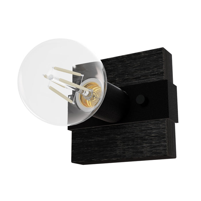 Hunter 13051 One Light Wall Sconce, Natural Black Iron