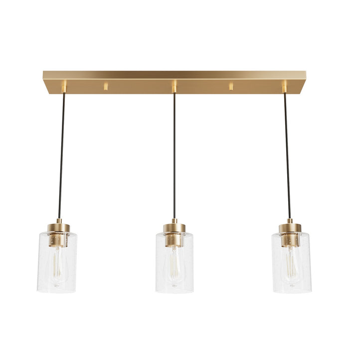 Hunter 13069 Three Light Pendant, Alturas Gold